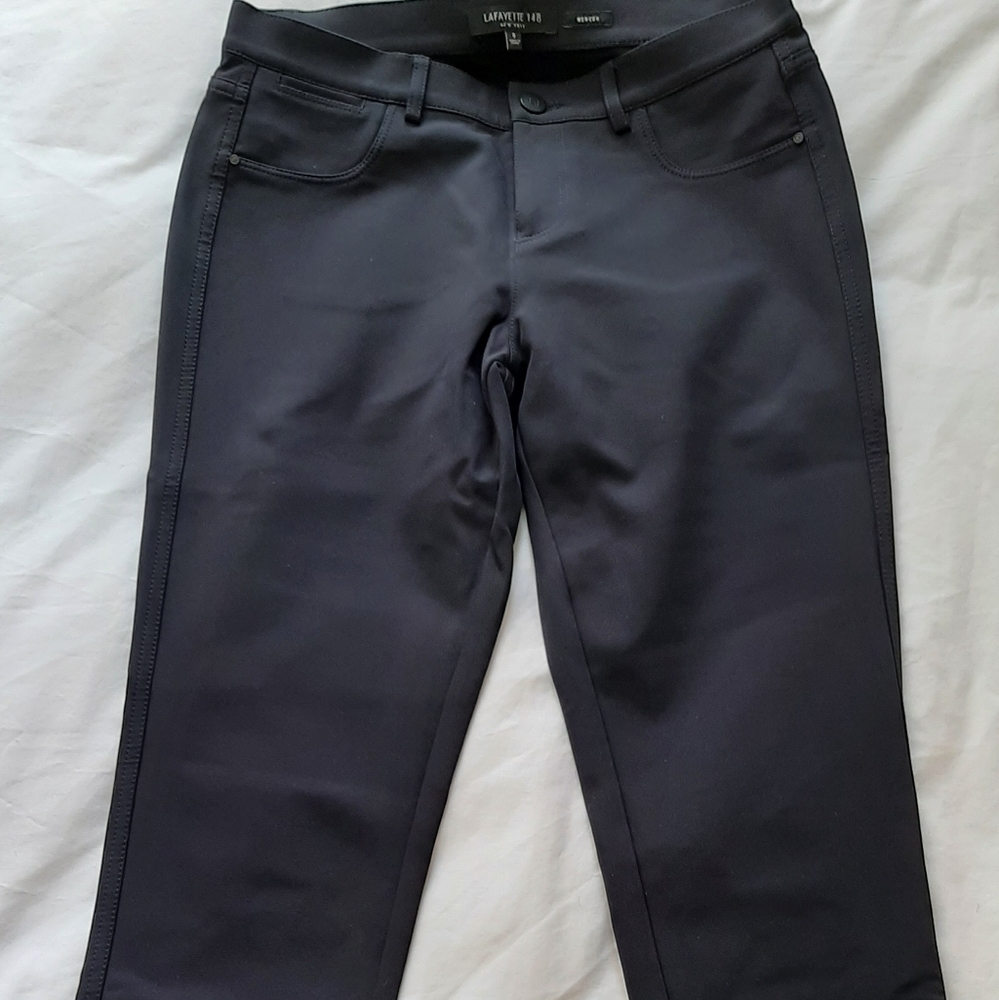 Lafayette 148 New York Black Stretch Trousers